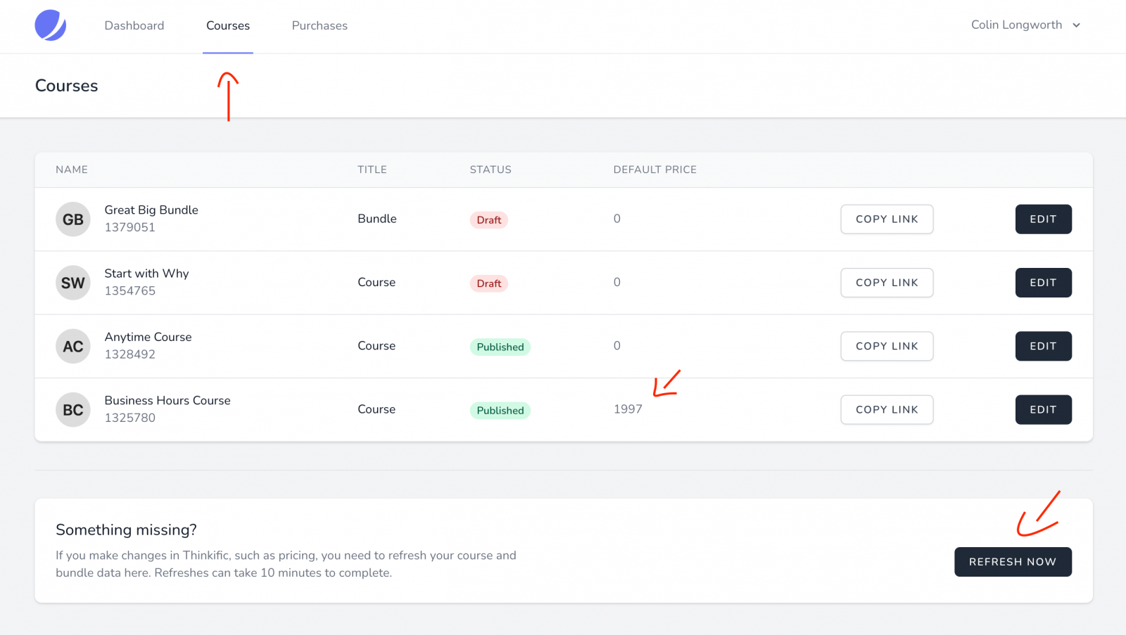 How to change prices for WeChat & AliPay Thinkific Courses & Bundles 1 thinkific wechat courses